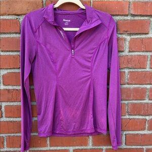 Reebok Women's Purple Long Sleeve Dry Fit Top
